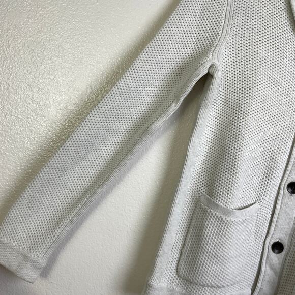 Rag and Bone Cardiff Cardigan Sweater Mens XS White Shawl Collar Button NWOT - Picture 5 of 8